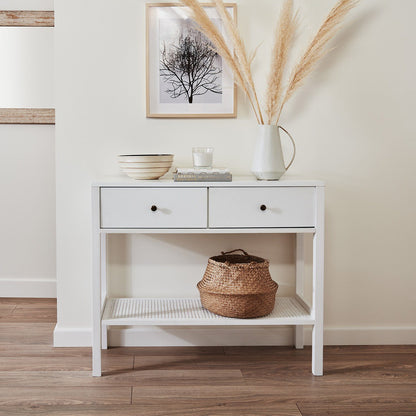 Charlie console table - white - Laura James