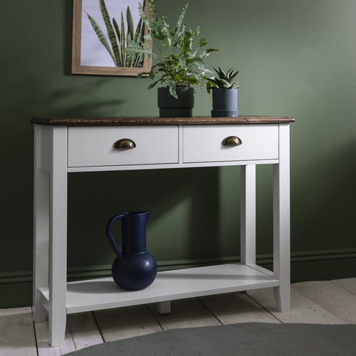 Chatsworth Console Table in White
