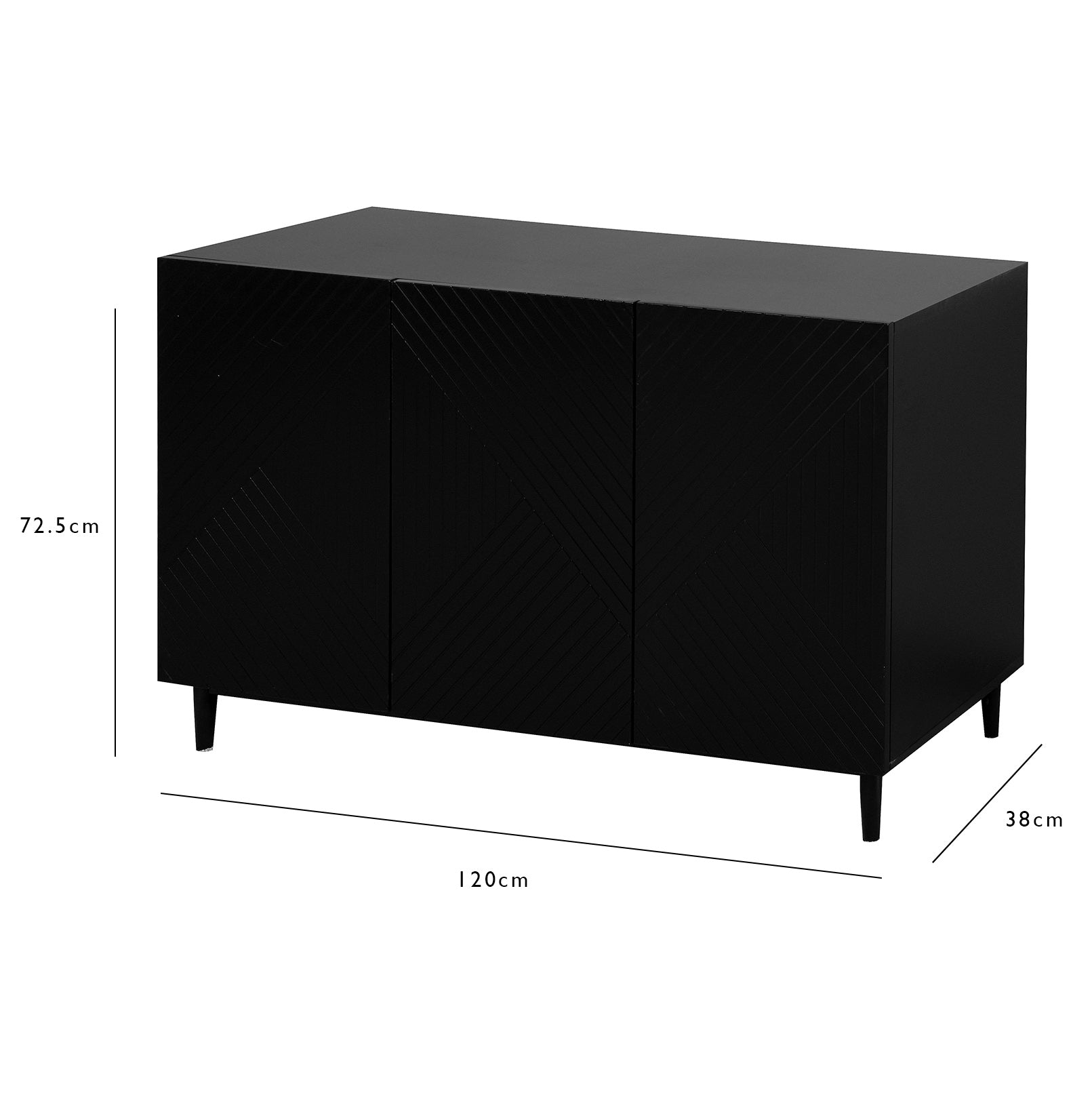Jack sideboard - black - Laura James