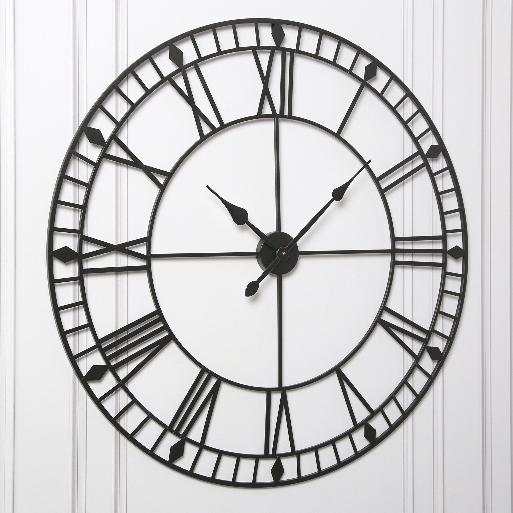 Skeleton Clock – Black – 100cm