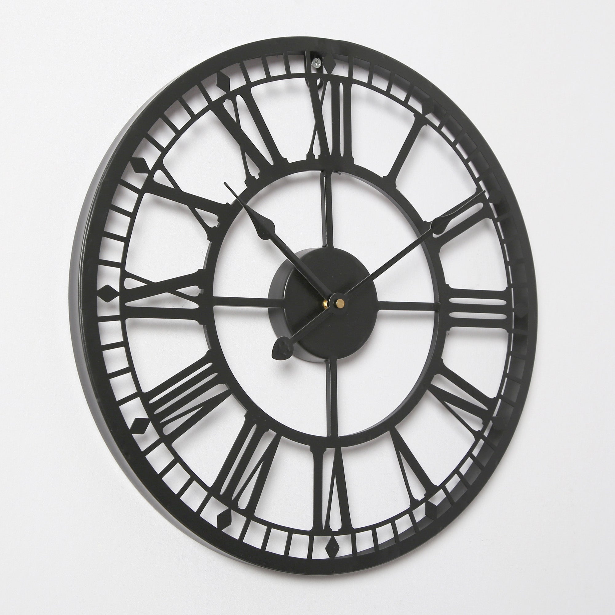 Skeleton Clock – Black – 40cm