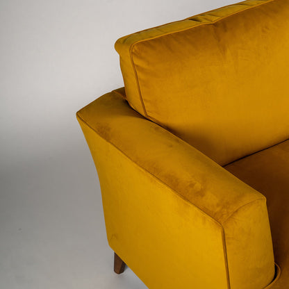 Frankie medium sofa - 3 seater - Turmeric Yellow