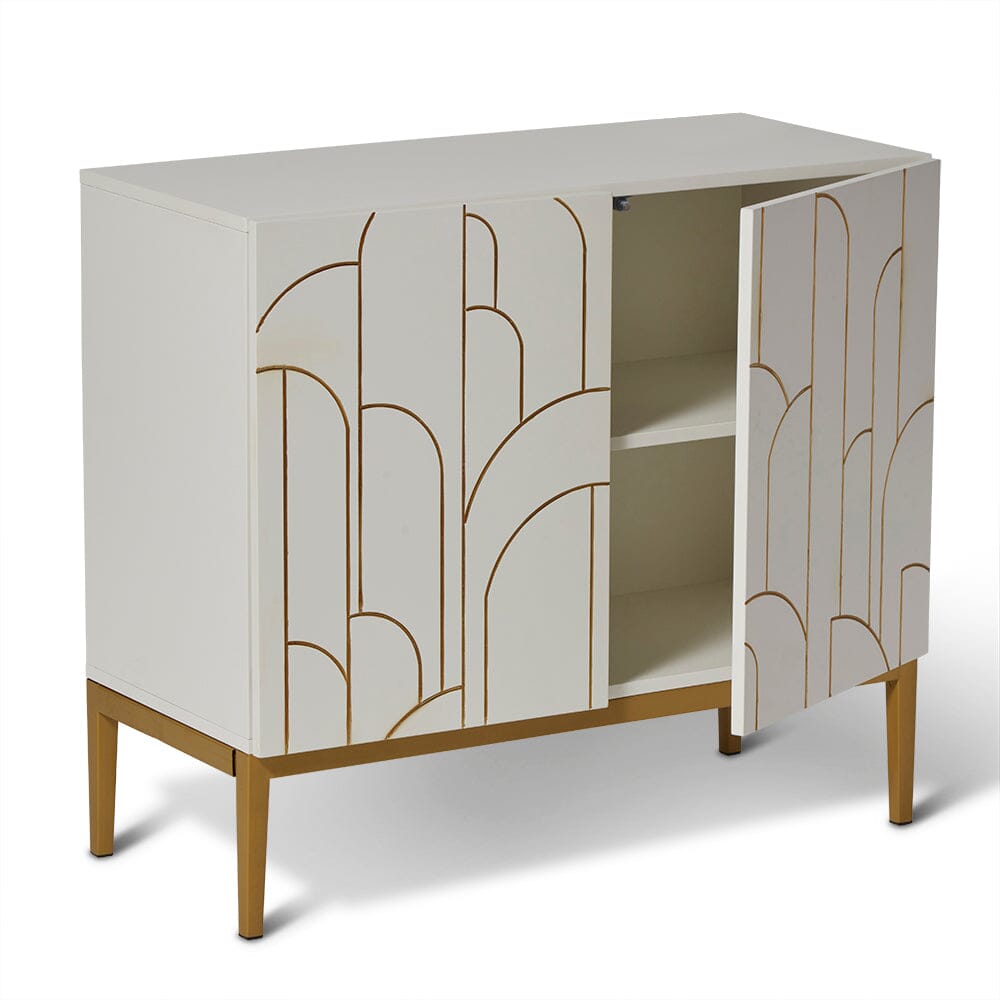 Gatsby 2 Door Sideboard – Snow White