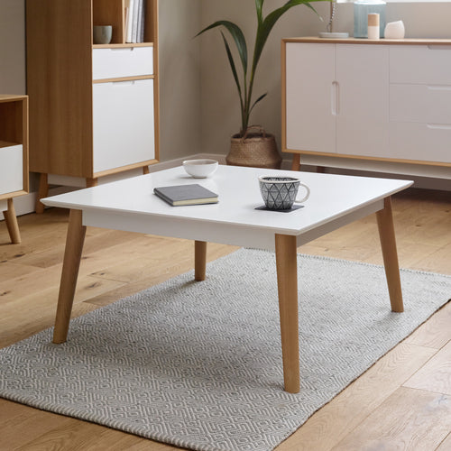 Hulra coffee table - Scandinavian - white