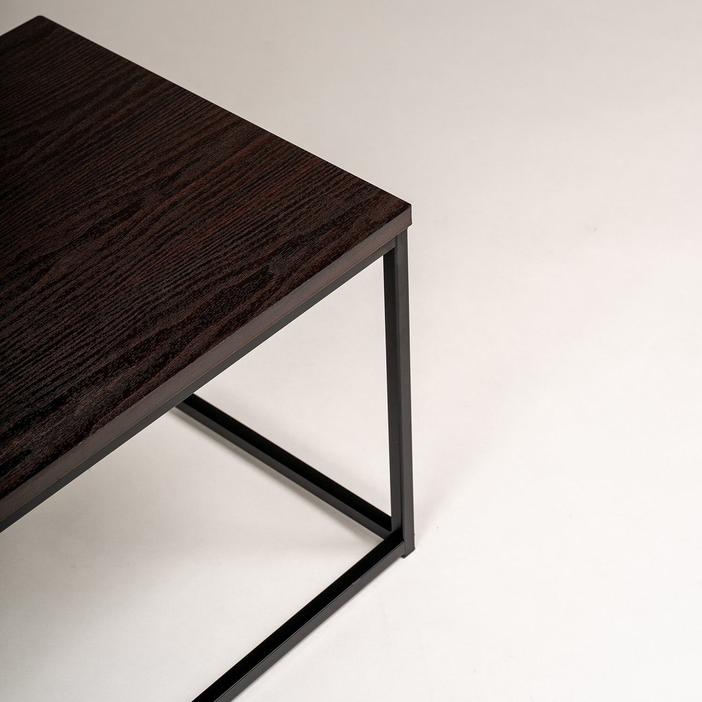 Jay side table - walnut and black - Laura James