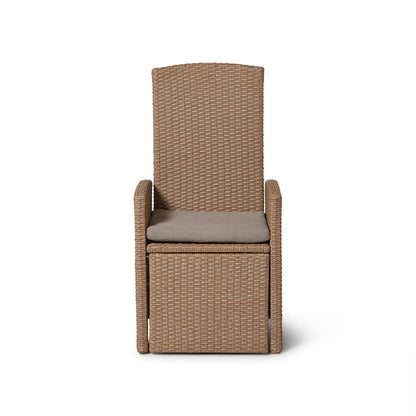 Kemble/Marston Reclining Chair with Cushion - Natural Brown - Laura James 