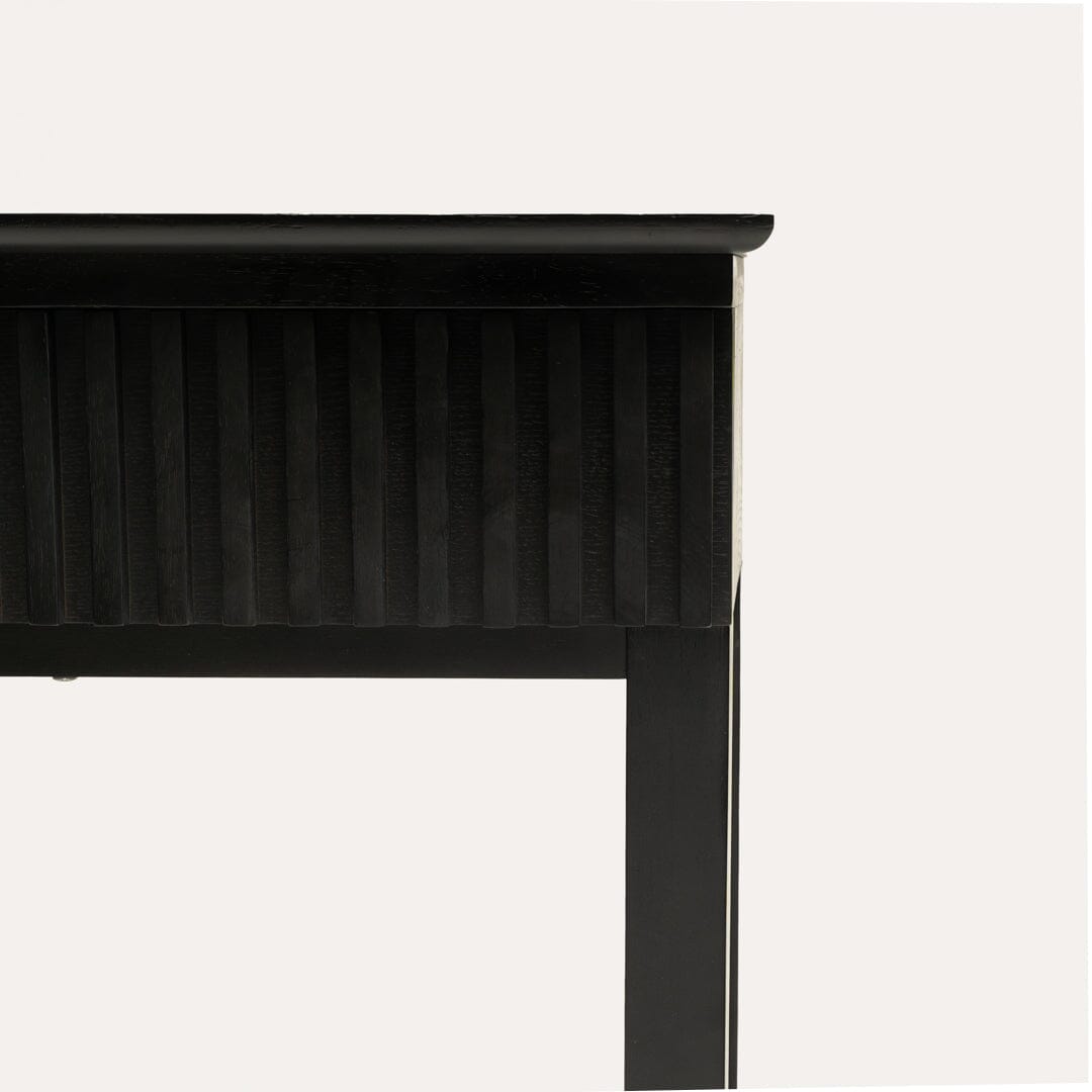 Willow Console Table Stained Black
