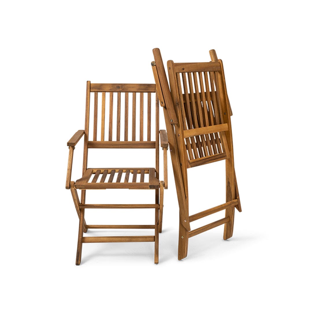 Ashby Solid Wood Folding Garden Armchairs