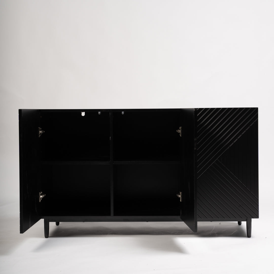 Jack sideboard - geometric - black - Laura James