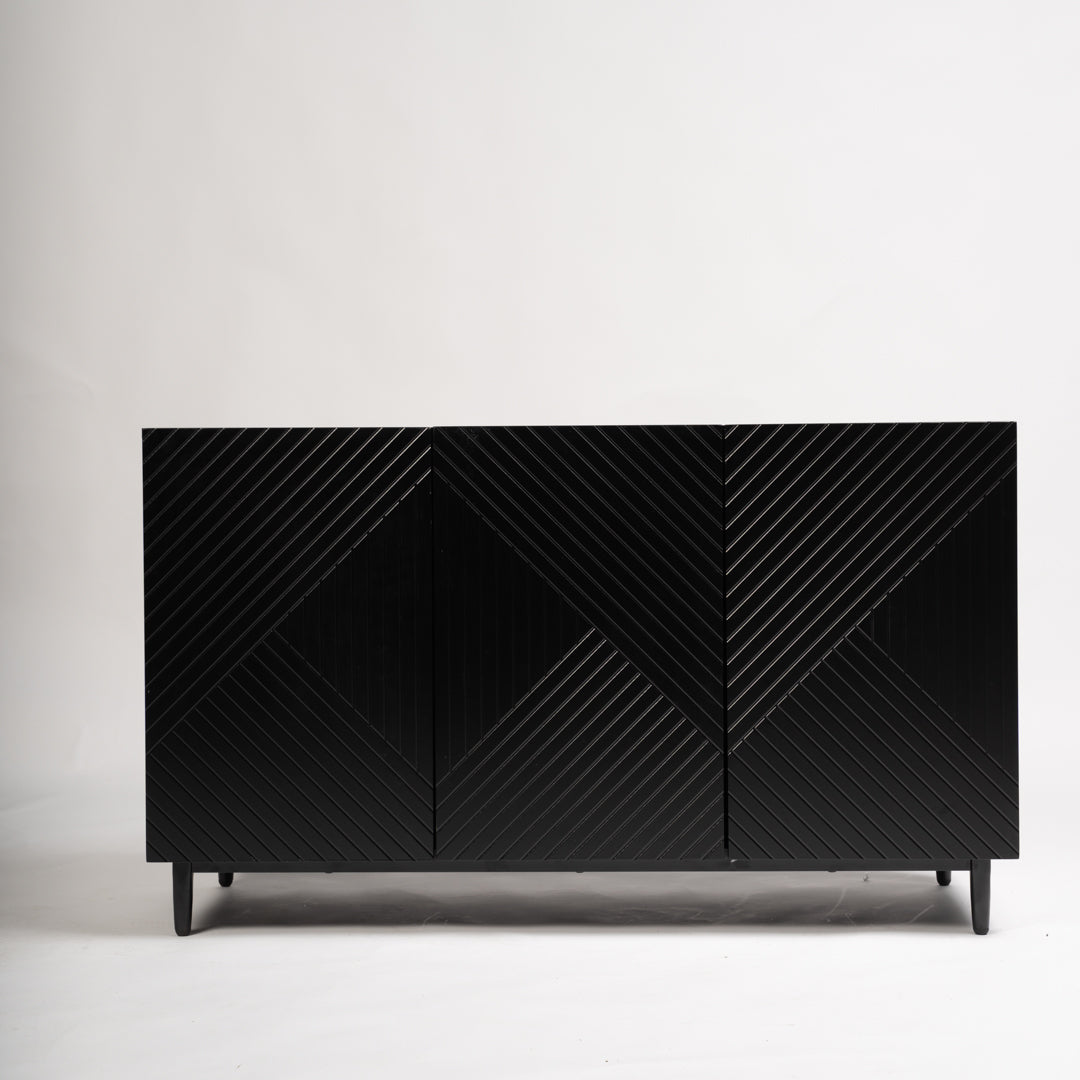 Jack sideboard - geometric - black - Laura James