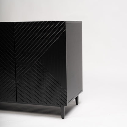Jack sideboard - geometric - black - Laura James