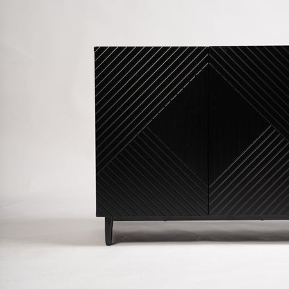 Jack sideboard - geometric - black - Laura James