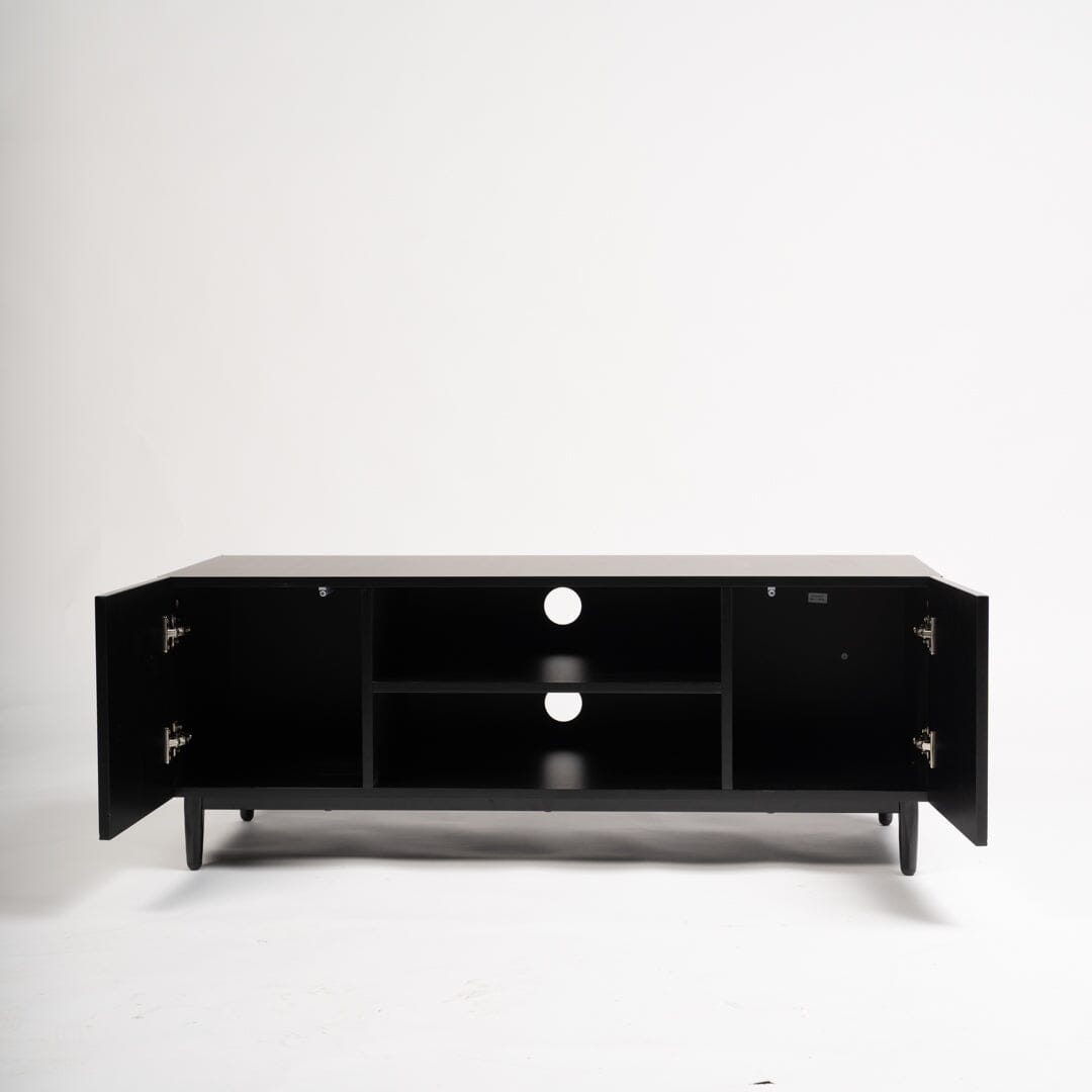 Jack TV Unit - Geometric - Black