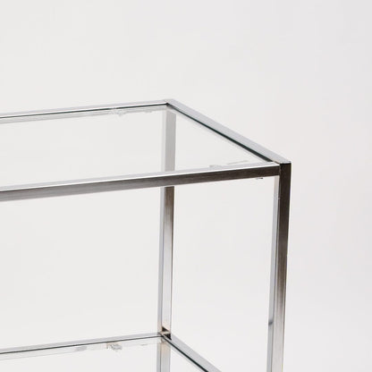 Evelyn console table - chrome
