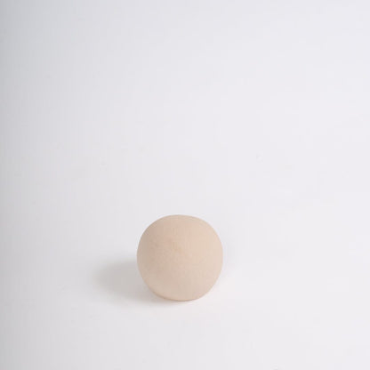 Kelton 9cm Ceramic Ball Ornament - Taupe