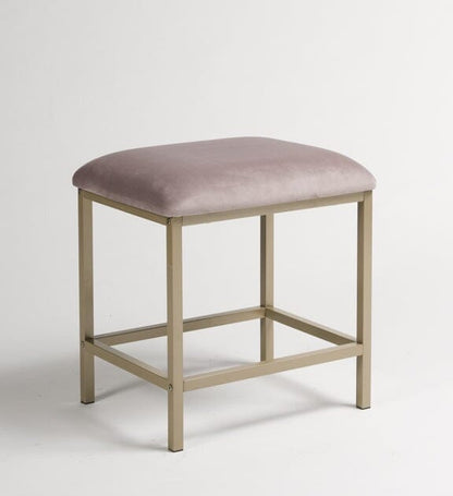 Marie dressing table stool - pink