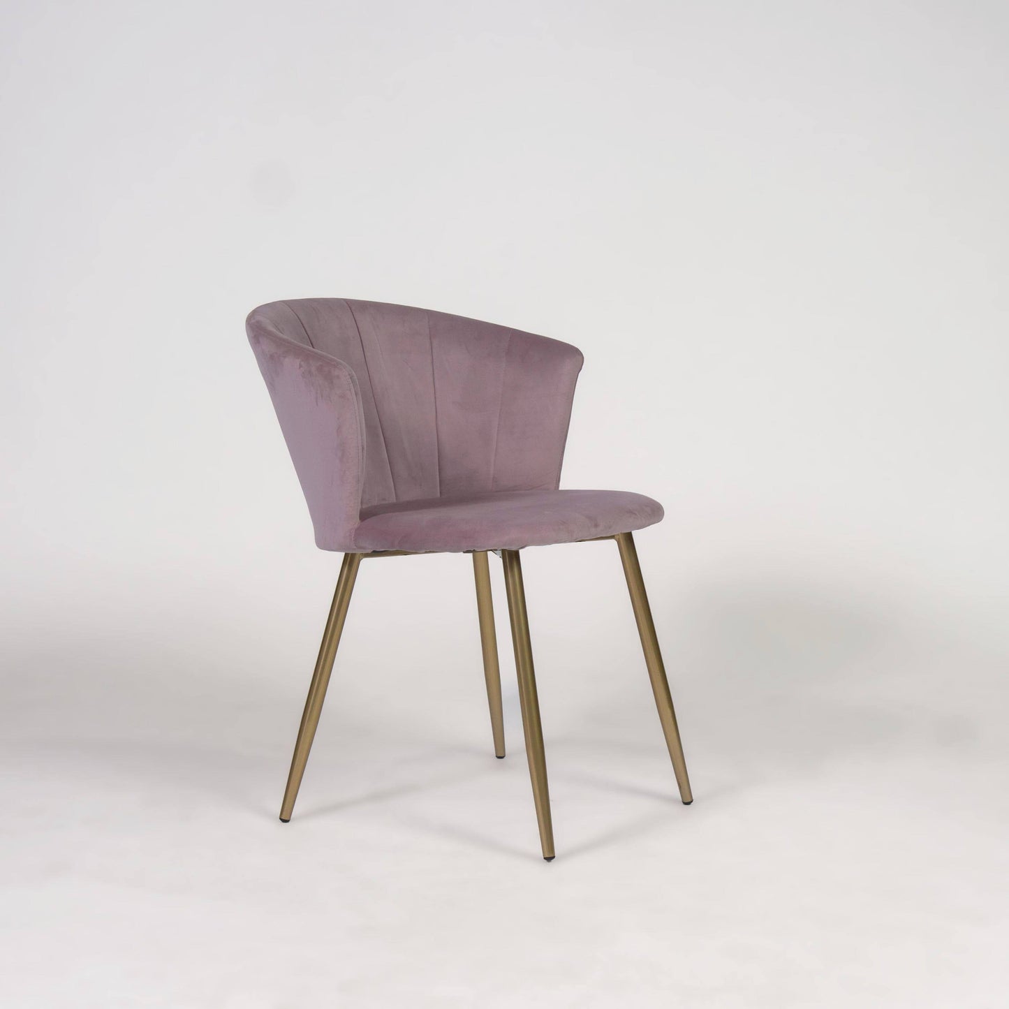 Cleo Pink Velvet Chair - Laura James