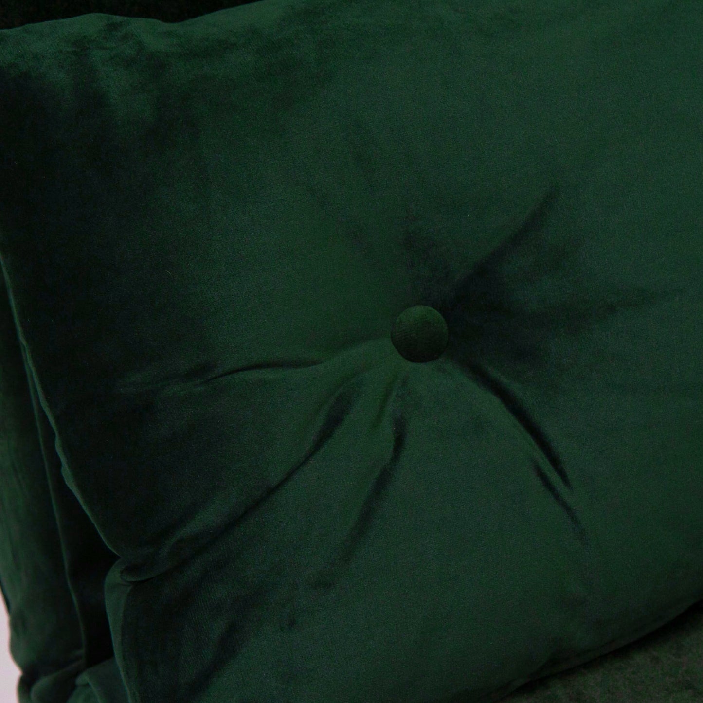 Una Small Double Sofa Bed Green Velvet