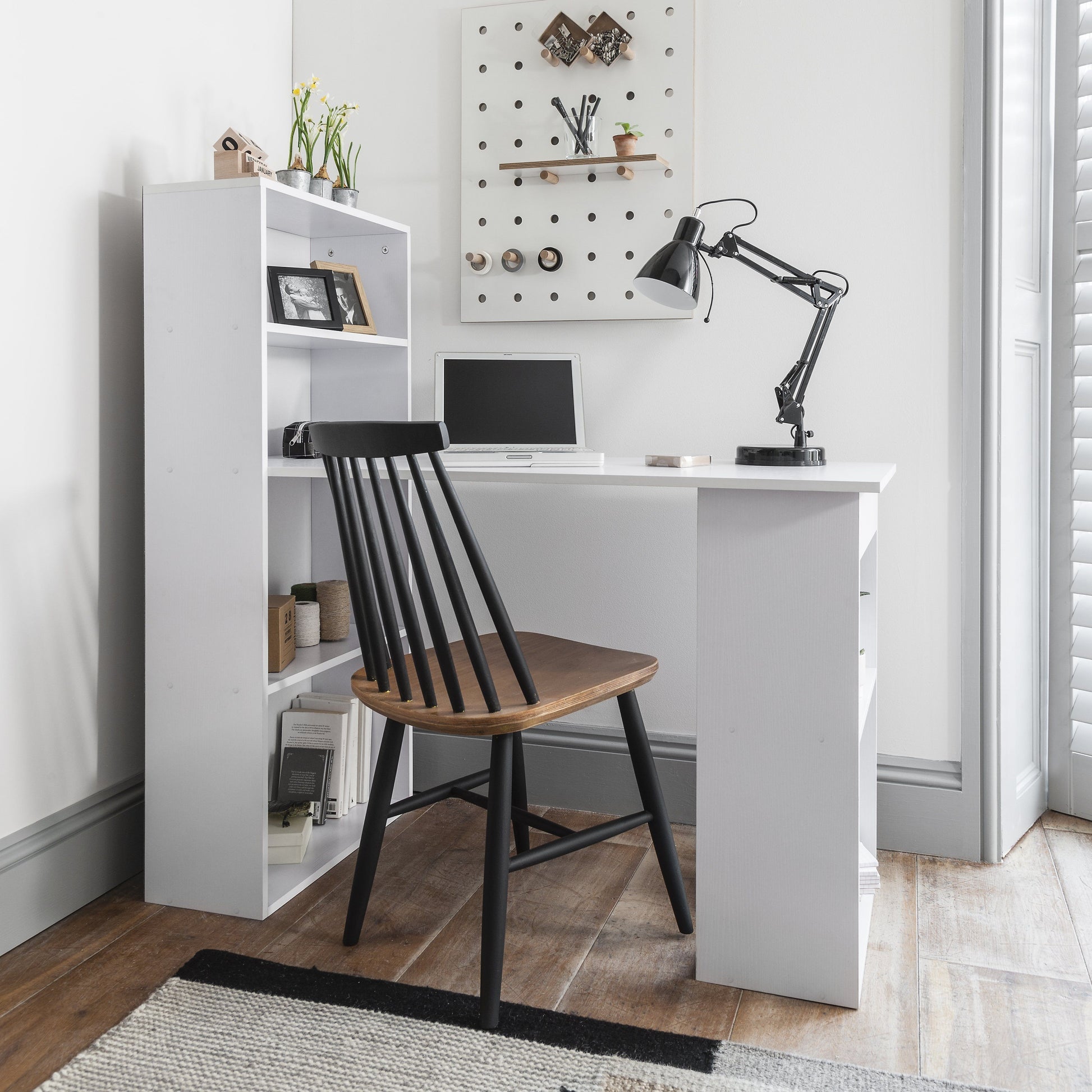 White Desk with Shelves - PRE-ORDER - IN STOCK – 18 -19 SEPTEMBER - Laura James