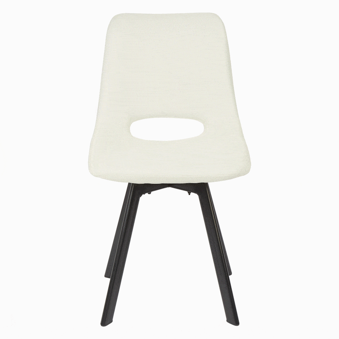 Margot office chair – cream and black - Laura James
