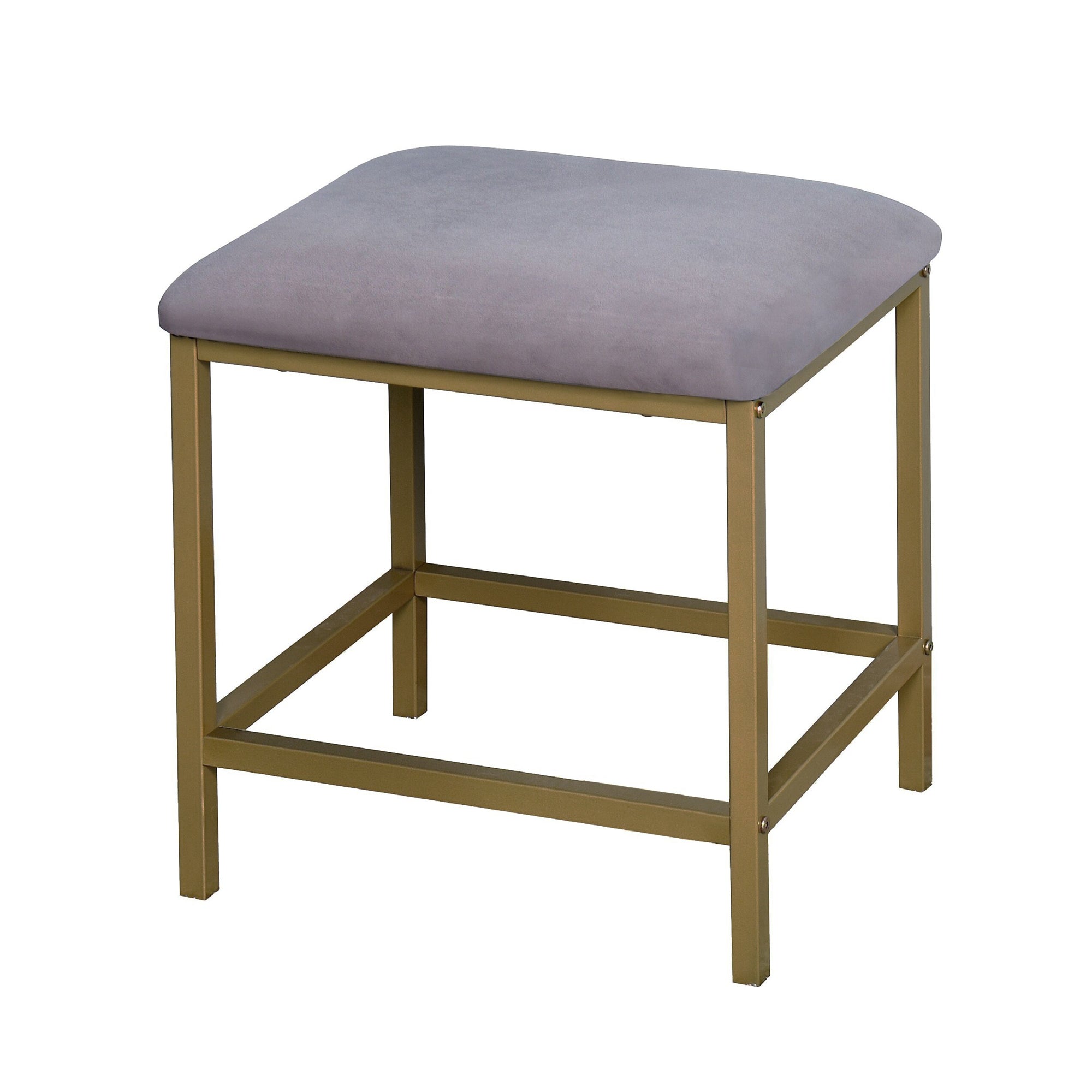 Grey dressing online table stool