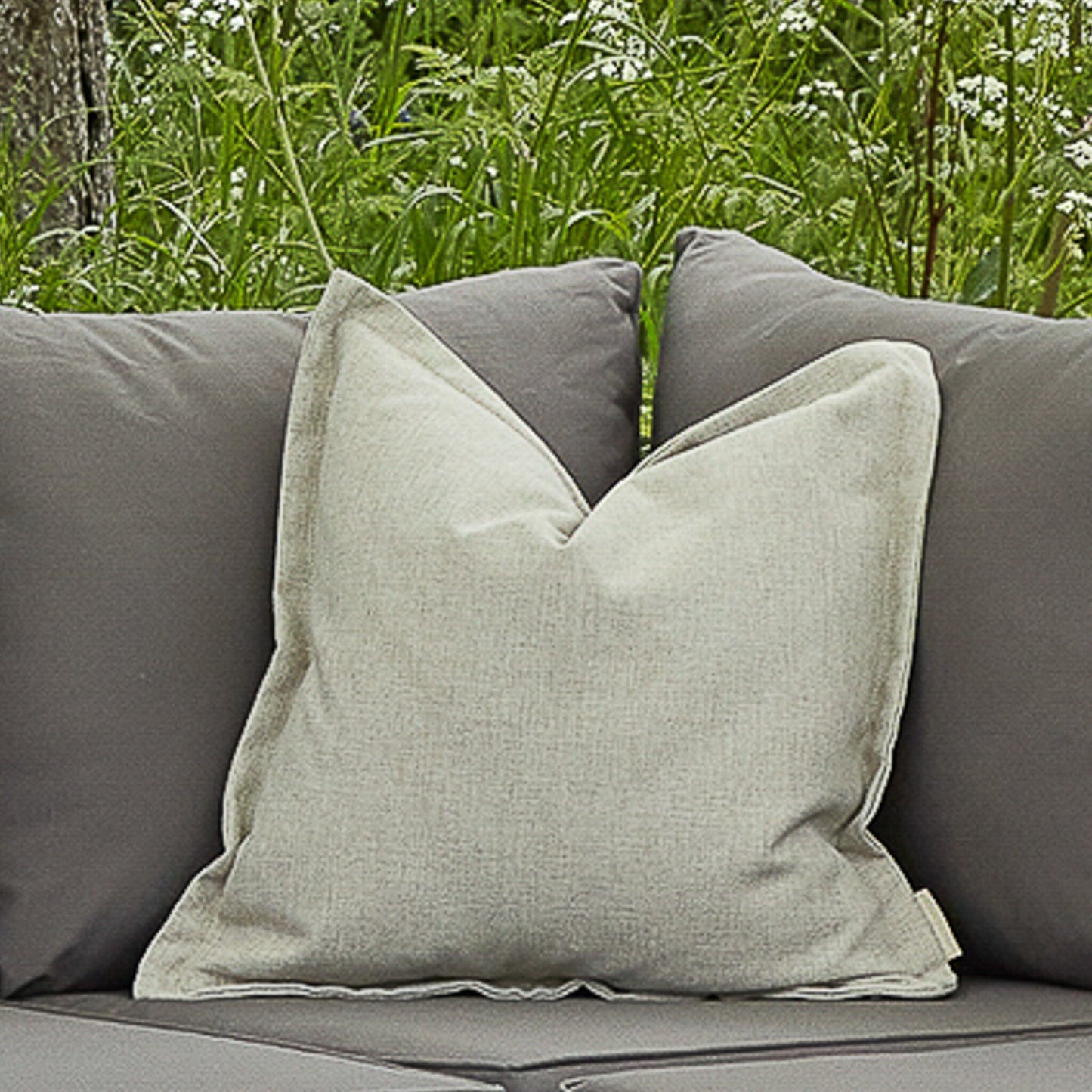 Garden Cushion Cover - Natural - Laura James