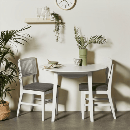 Charlie dining chair - set of 2 - white