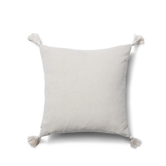 Otura 45x45cm Tasselled Cushion Cover - Natural