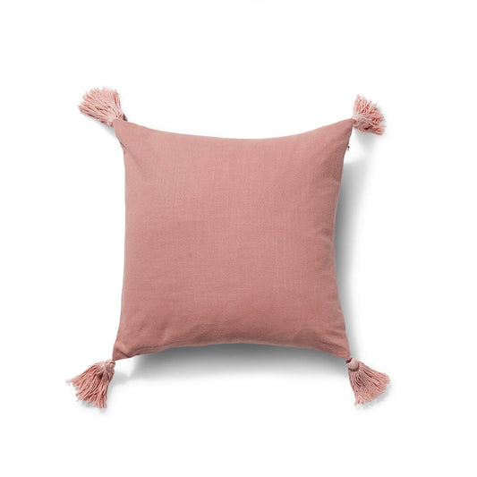 Pink Tassel Cushion Cover - Laura James