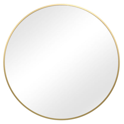 Pandora round mirror - small - gold - Laura James