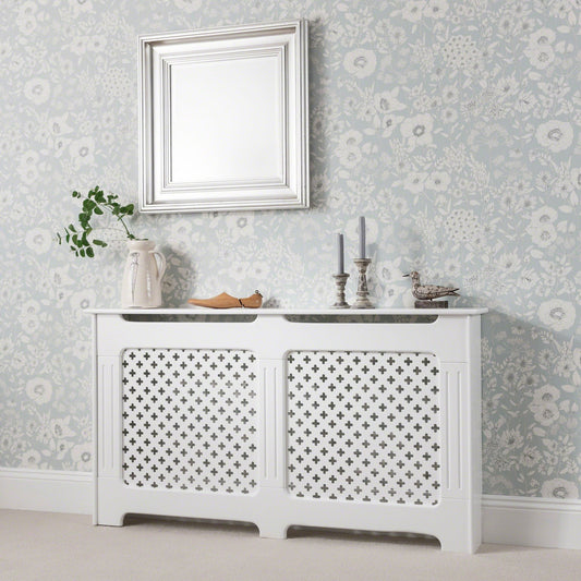 Radiator Cover - White Painted - Large - Laura James