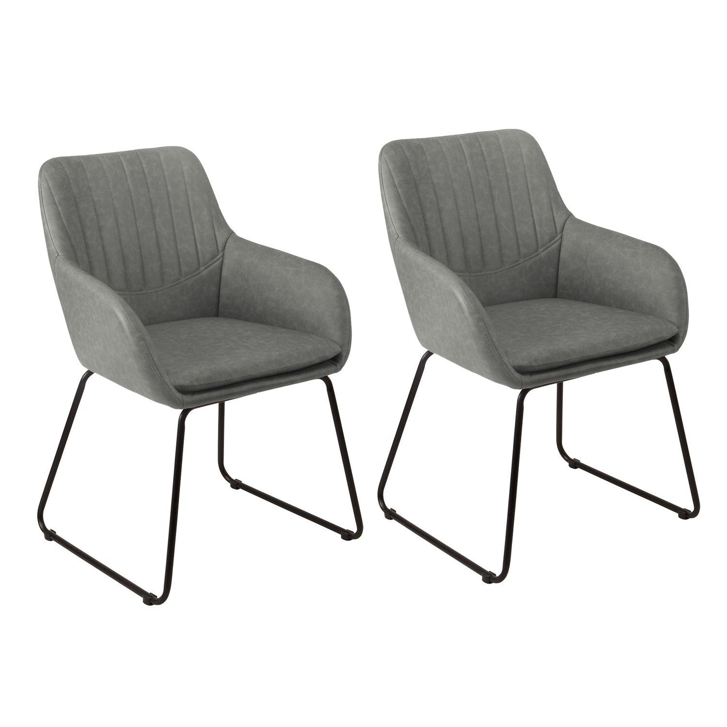 Sheffield dining chairs set of 2 grey Laura James Ireland