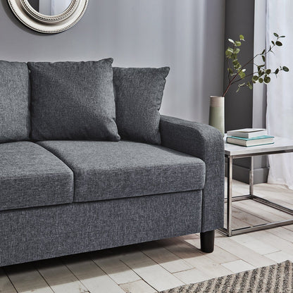 Tracy 2 seater sofa - grey linen - Laura James