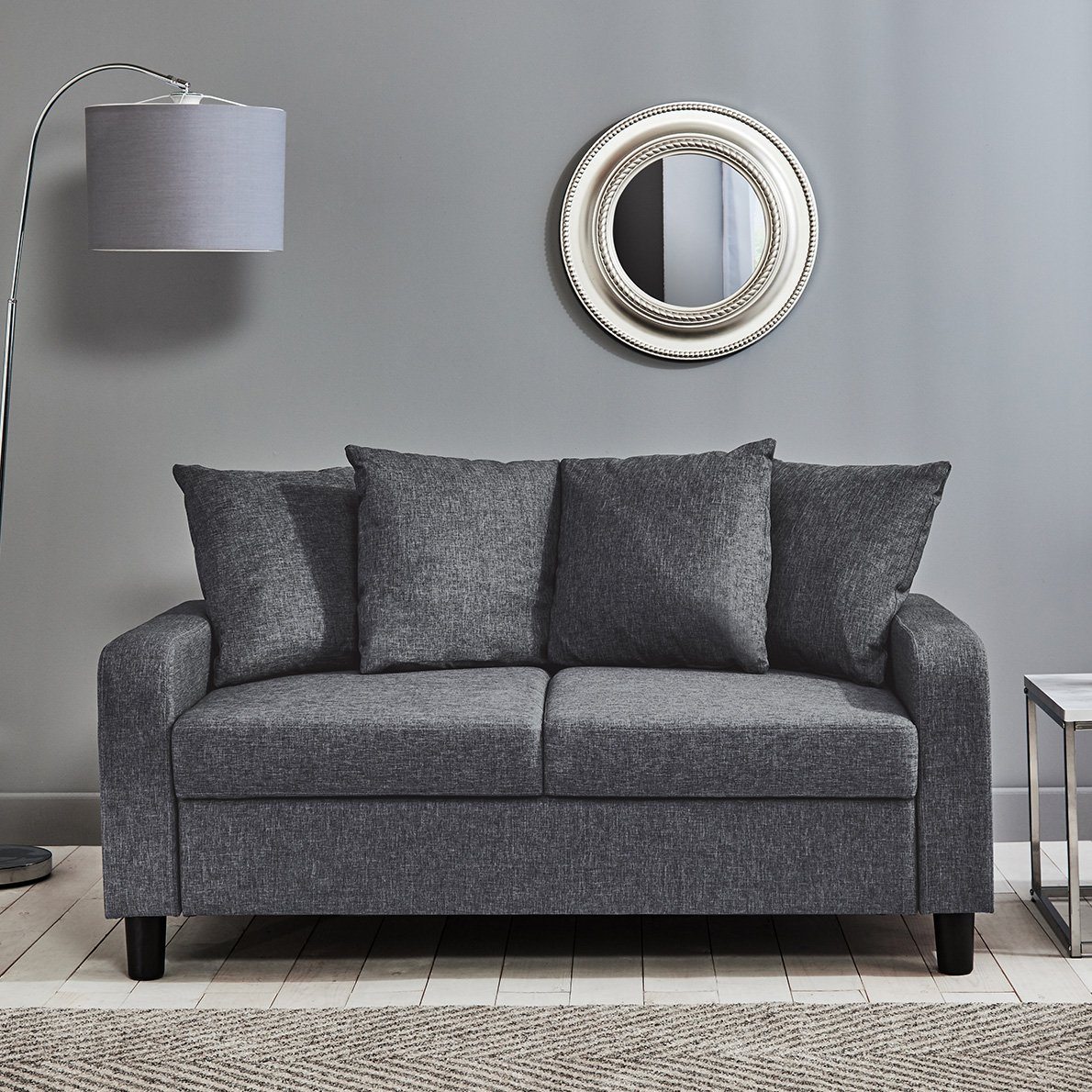 Tracy Seater Sofa Grey Linen – Laura James Ireland