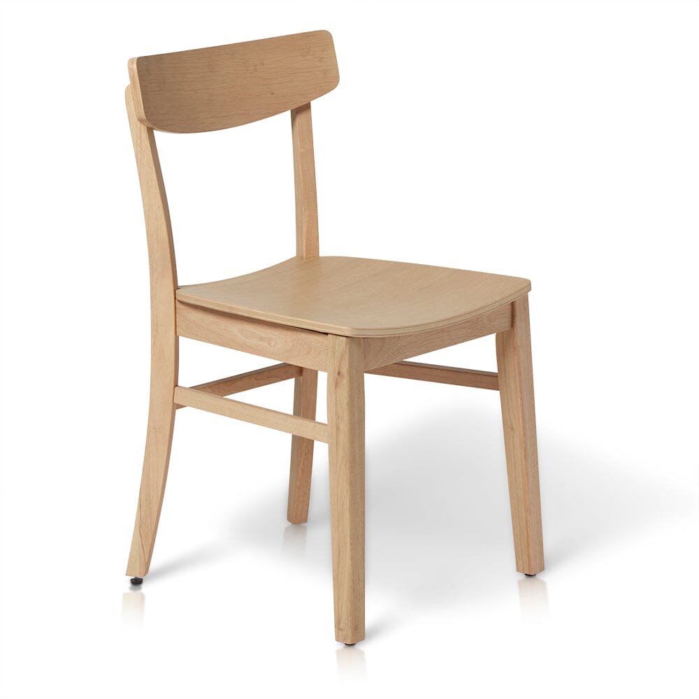 Willow Wooden Dining Chairs Set of 2 - Pale Oak