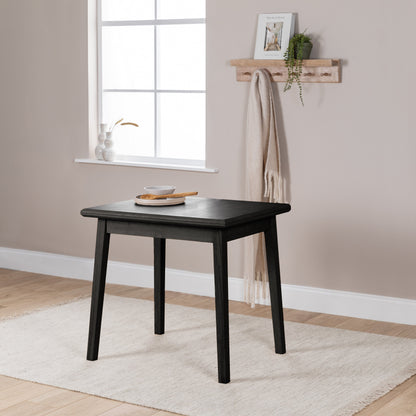 Charlie Black Oak Extending Dining Table - Laura James