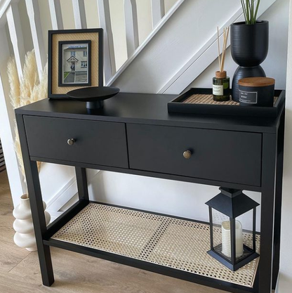 Charlie console table - black - Laura James