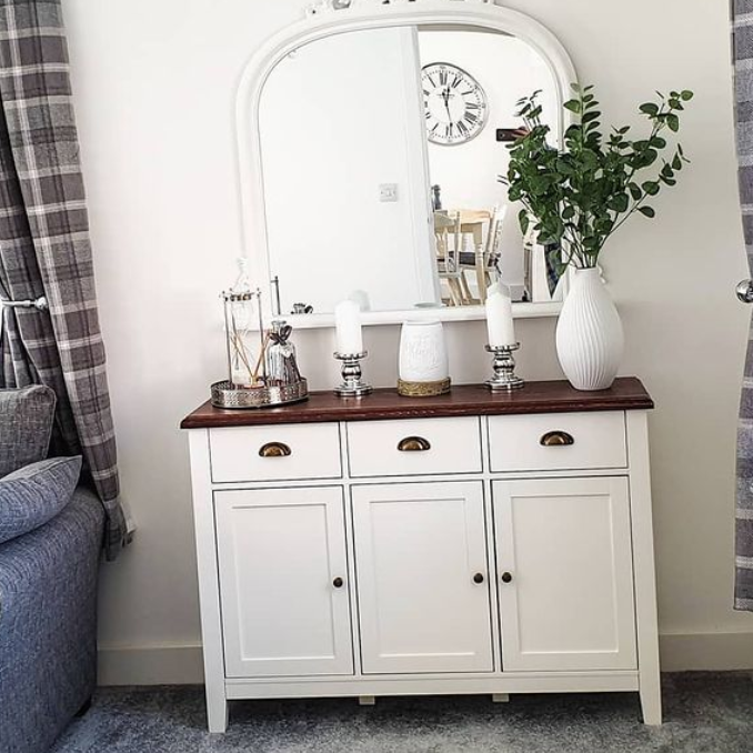 Chatsworth Sideboard in White - Laura James